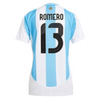 Camiseta Argentina Cristian Romero #13 Primera Equipación para mujer Copa America 2024 manga corta